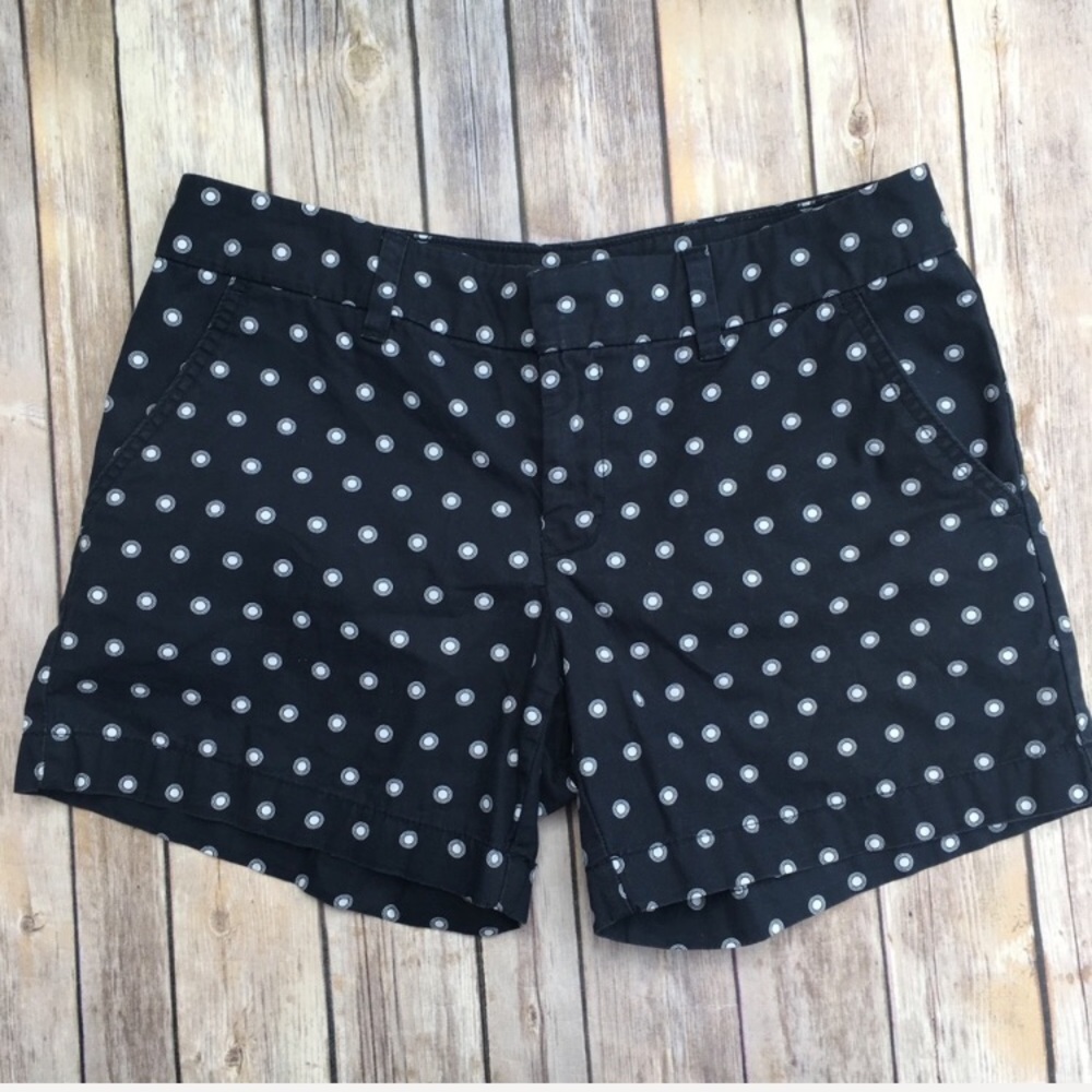 TOMMY HILFIGER Navy and white preppy cotton shorts